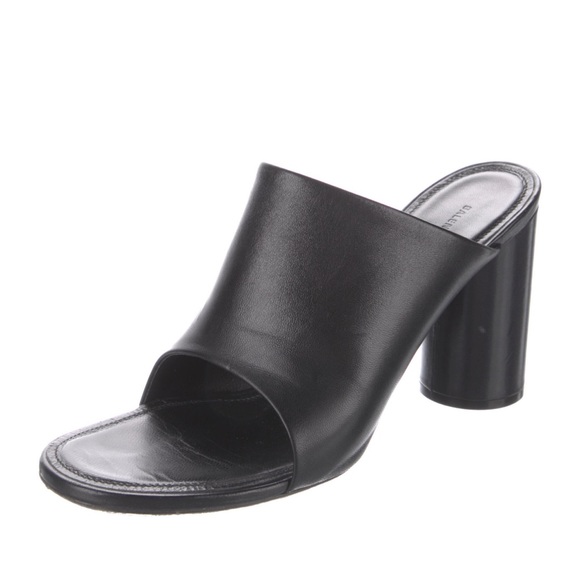Balenciaga Leather Slides - Picture 3 of 5